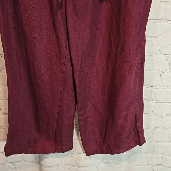 Coldwater Creek Linen Blend Capris Size 12 - Picture 3 of 9